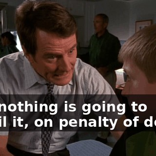 And nothing is going to derail it, on penalty of death.