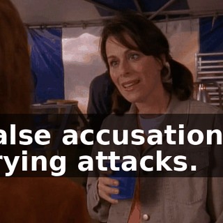 False accusations, crying attacks.
