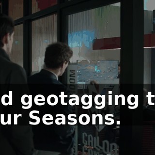 and geotagging the Four Seasons.