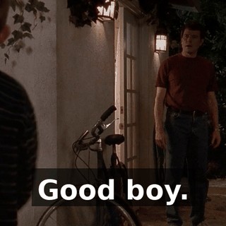 Good boy.