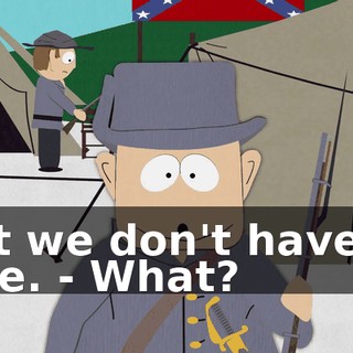 But we don't have to lose. - What?