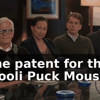 the patent for the Hooli Puck Mouse.
