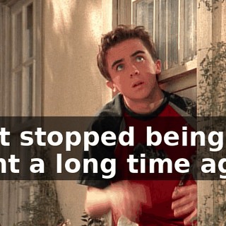 That stopped being the point a long time ago.