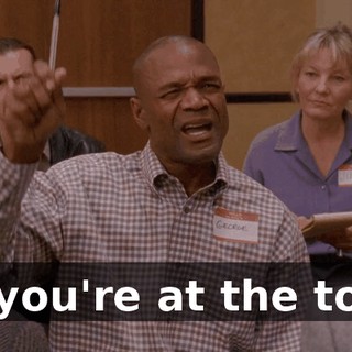 If you're at the top,