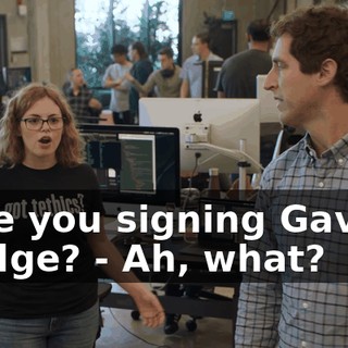 - are you signing Gavin's pledge? - Ah, what?