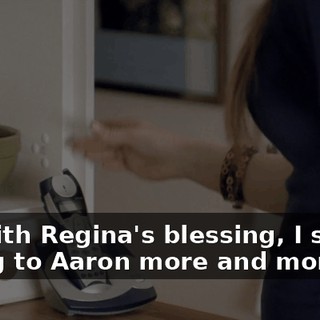 And with Regina's blessing, I started talking to Aaron more and more.