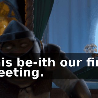 This be-ith our first meeting.