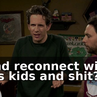 and reconnect with his kids and shit?