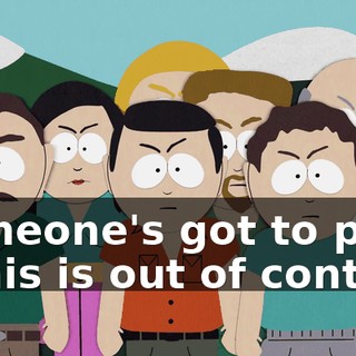 Someone's got to pay! - This is out of control!