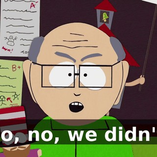 No, no, we didn't.