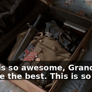 This is so awesome, Grandpa. You're the best. This is so cool.