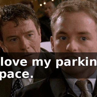 I love my parking space.