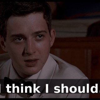 I think I should.