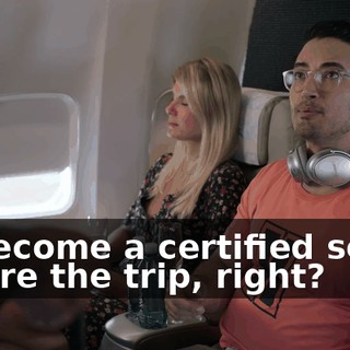 to become a certified scuba before the trip, right?