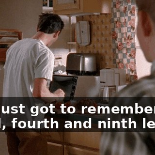 I've just got to remember third, fourth and ninth leaves