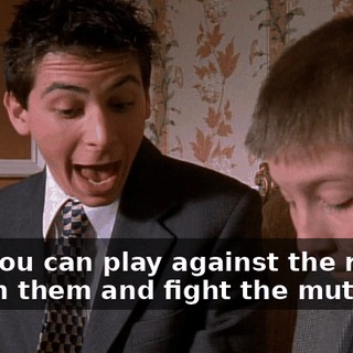 And you can play against the robots or join them and fight the mutants.