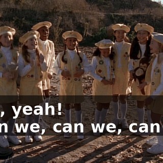 - Oh, yeah! - Can we, can we, can we?