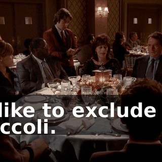 I'd like to exclude the broccoli.