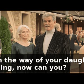 get in the way of your daughter's wedding, now can you?