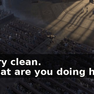 - Very clean. - What are you doing here?