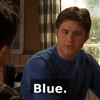 Blue.