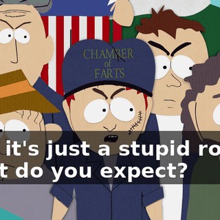 Hey, it's just a stupid rodeo! What do you expect?
