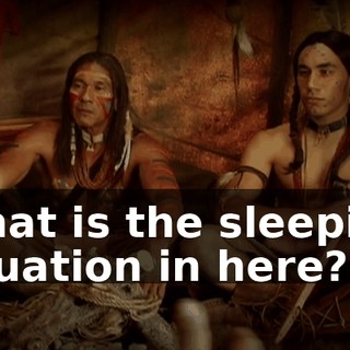 What is the sleeping situation in here?