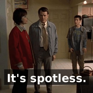 It's spotless.