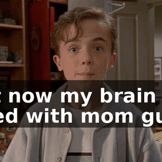 but now my brain is filled with mom guilt.