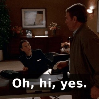 Oh, hi, yes.