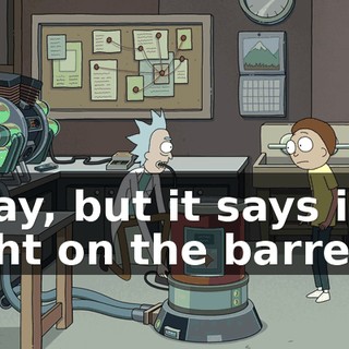 Okay, but it says it is right on the barrel!