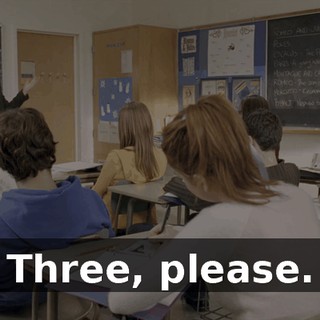 Three, please.