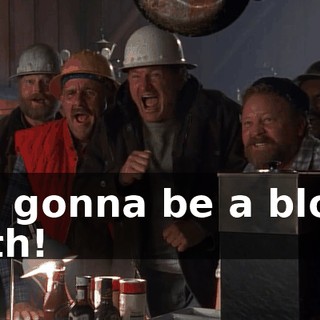 It's gonna be a blood bath!