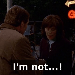 I'm not...!