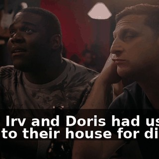 Then Irv and Doris had us over to their house for dinner.