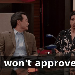 We won't approve it.