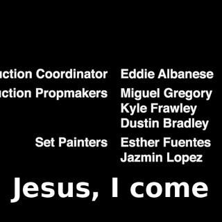 ♪ Jesus, I come ♪