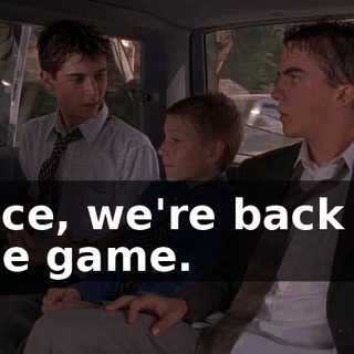 Nice, we're back in the game.