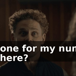 and one for my number two here?