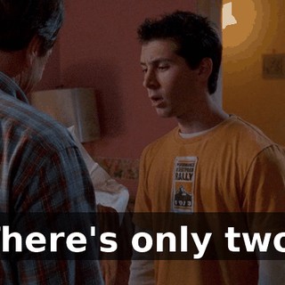 There's only two.