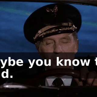 Maybe you know the kind.