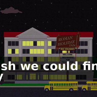 I wish we could find a way