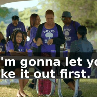 - I'm gonna let you take it out first.