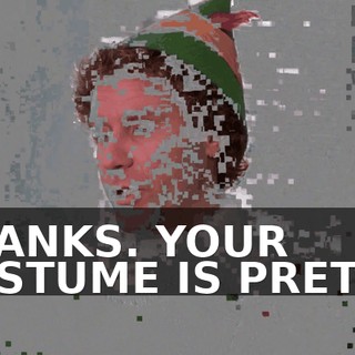 THANKS. YOUR COSTUME IS PRETTY.
