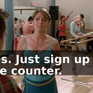 Yes. Just sign up at the counter.