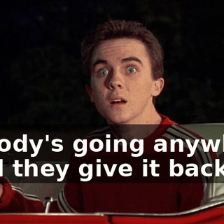 Nobody's going anywhere until they give it back.