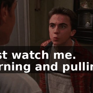Just watch me. Turning and pulling.
