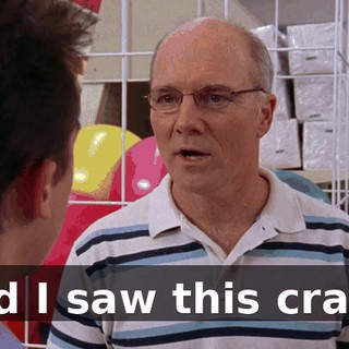 and I saw this crack,