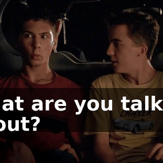 What are you talking about?