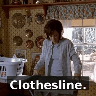 Clothesline.